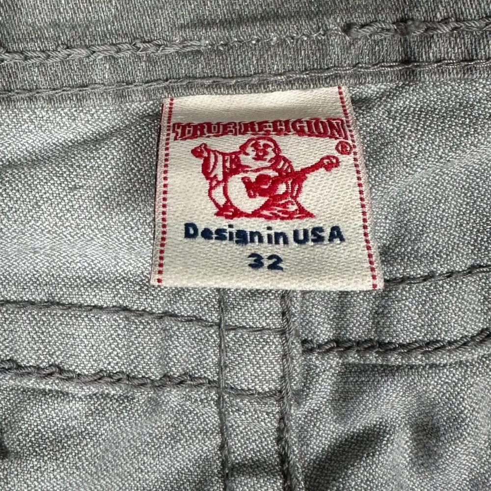True Religion Men’s Billy Bootcut Jeans Size 32x29 - Grey
